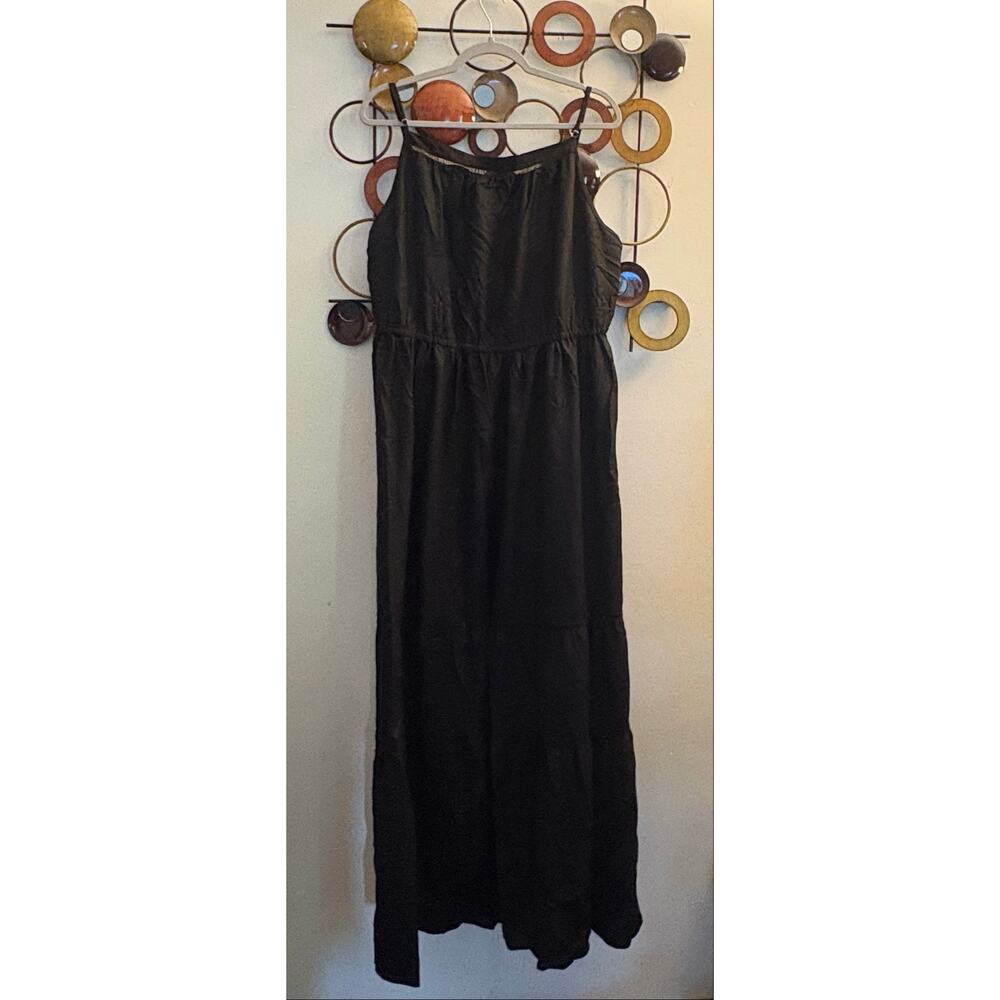D97 Heimish Black Tank Maxi Dress size 3x NWT